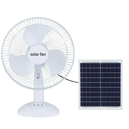 New Rechargeable Fan With solar panel